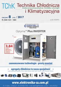 Nowy numer "Technika Chłodnicza i&nbsp;Klimatyzacyjna" 8/2017