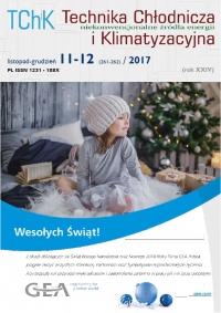 Nowy numer "Technika Chłodnicza i&nbsp;Klimatyzacyjna" 11-12/2017