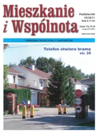 Okładka Mieszkanie i&nbsp;Wspólnota 10/2011