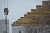 Roboty związane z&nbsp;wykonaniem rusztowania, deskowania i&nbsp;zbrojenia przyszłej estakady Skanska