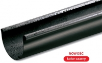Czarny PVC - nowość w&nbsp;ofercie tworzywowych systemów rynnowych GAMRAT SA